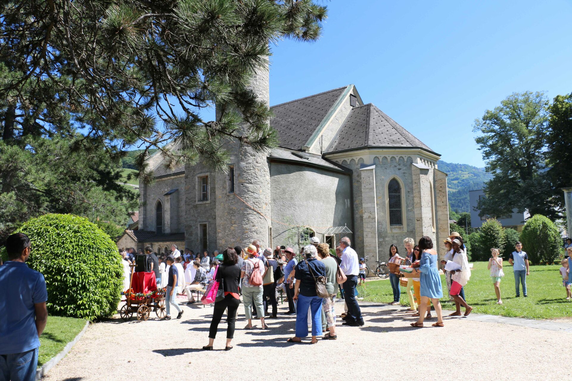l’église paroissiale Saint-Clément de Bex (VD). (Foto: màd)